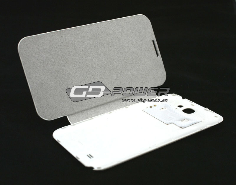 Pouzdro flip Samsung Galaxy Note II N7100 bílé blistr EMPA