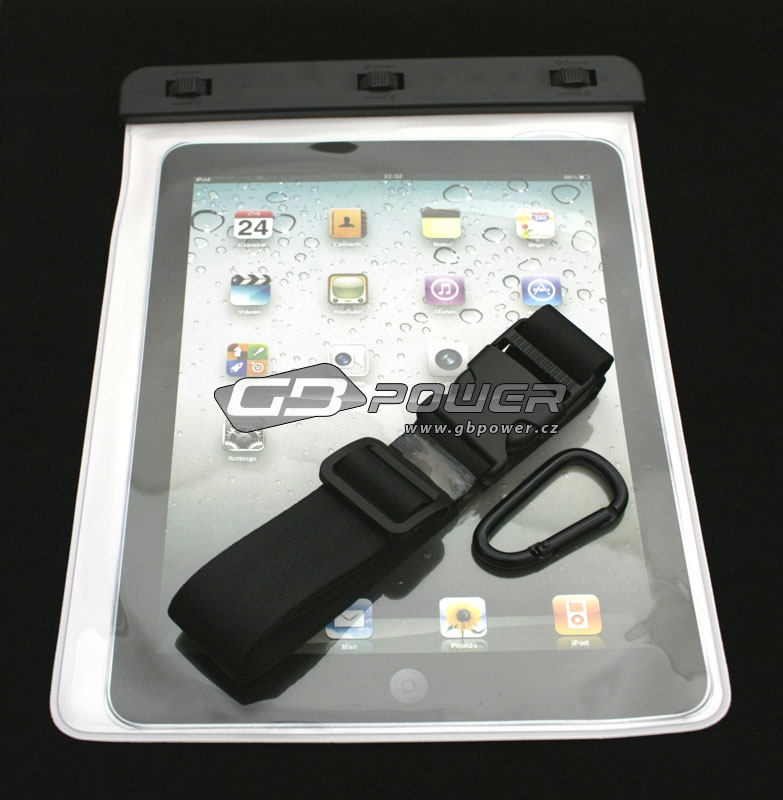 Pouzdro vodotěsné iPad 29x21 cm bílé WP-280