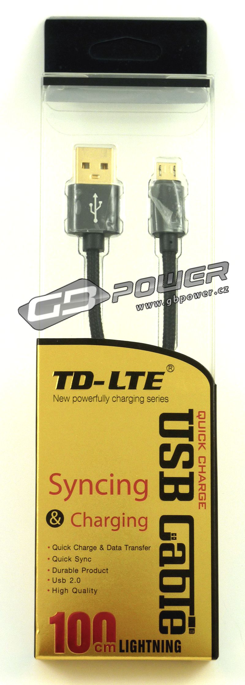 Datový kabel USB Type-C TD-LTE TD-CA35/36 černý