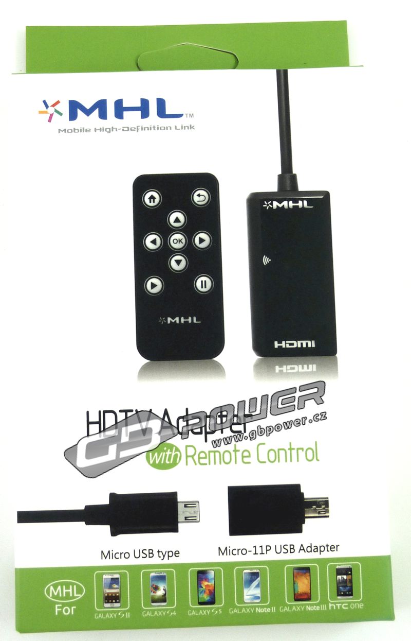 Kabel HDTV s dálkovým ovladačem micro USB