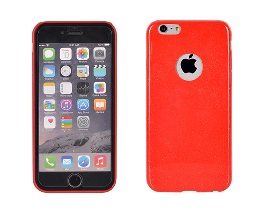 Pouzdro Candy Case Slim 0,3mm Apple iPhone 7 / 7S Plus 5,5 červené