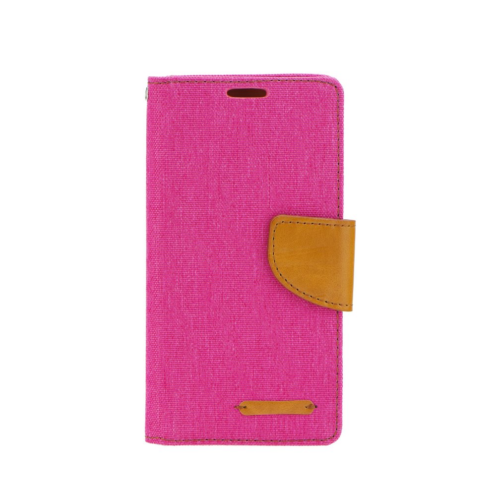 Pouzdro Canvas book Sony Xperia M5 růžové