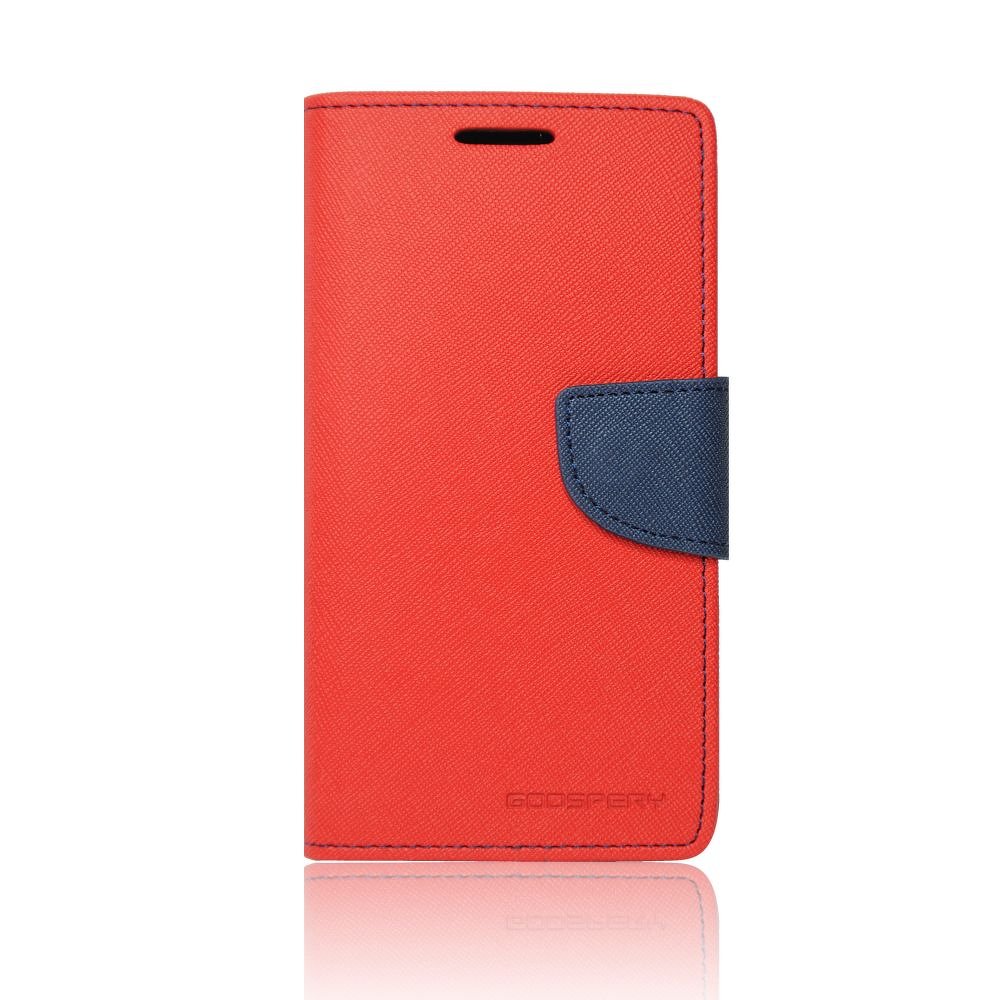 Pouzdro Fancy Diary Mercury Apple iPhone 5 / 5S modro červené