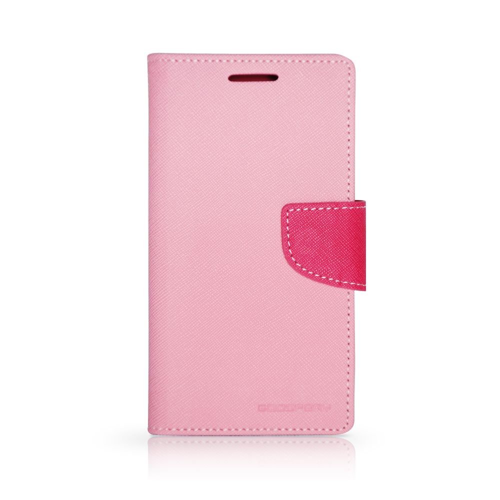 Pouzdro Fancy Diary Mercury Samsung G925F Galaxy S6 Edge růžové