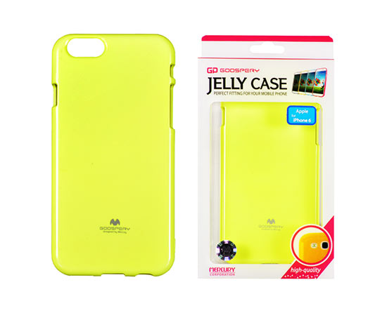 Pouzdro Jelly Mercury Fluo Samsung N9005 Galaxy Note 3 limetkové