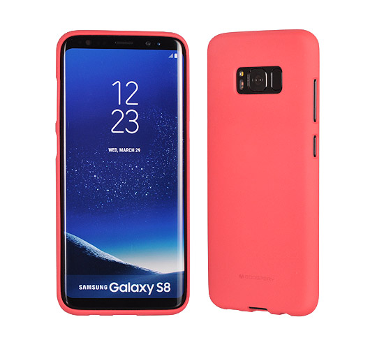 Pouzdro Mercury Soft Feeling TPU Samsung G955 Galaxy S8 Plus růžové