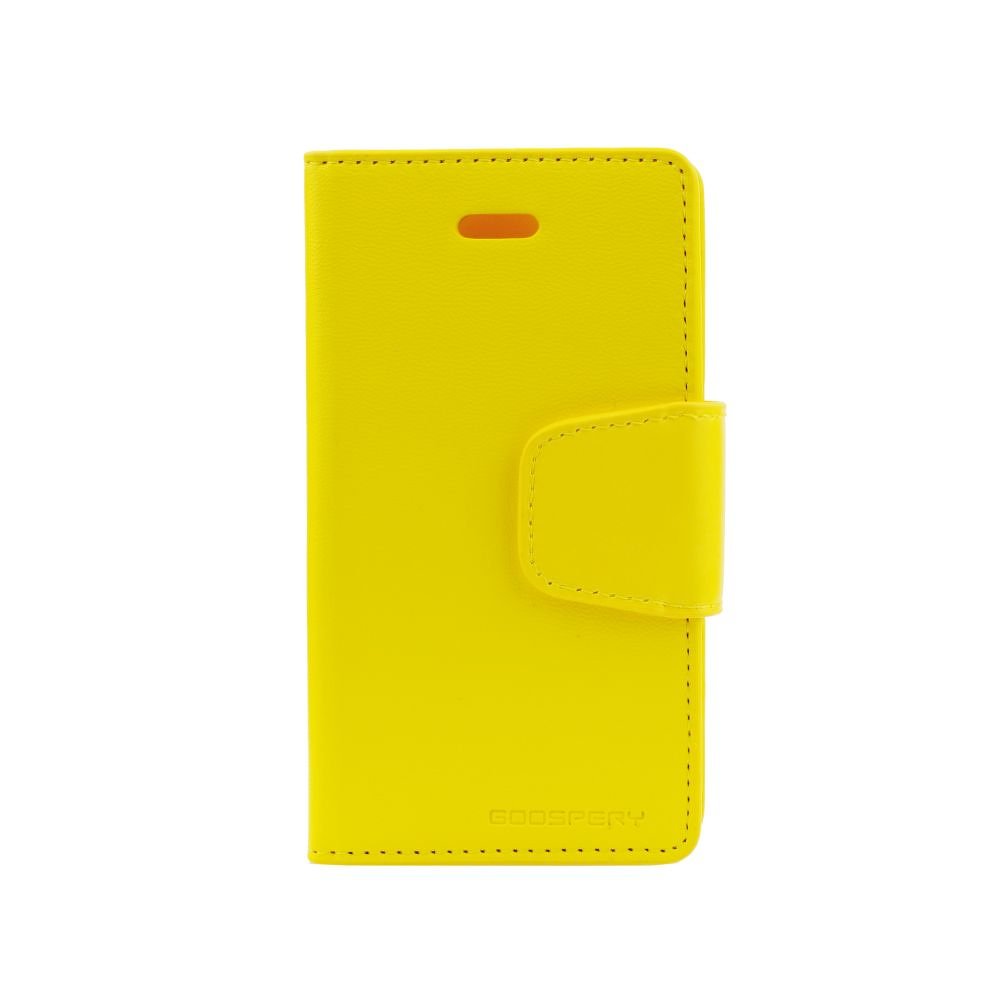 Pouzdro Sonata Diary Mercury Samsung I9500 Galaxy S4 žluté