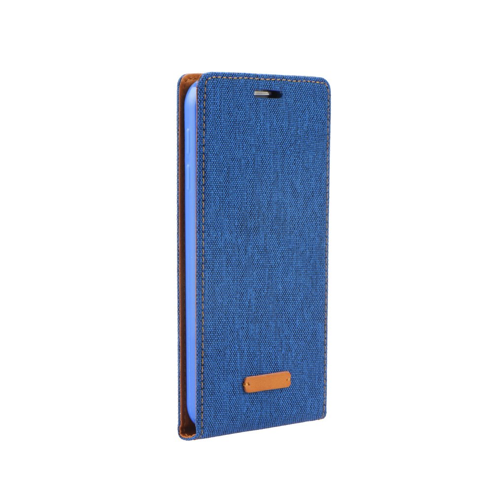 Pouzdro knížka Canvas Flexi Huawei Ascend Y6 II / Honor 5a modré