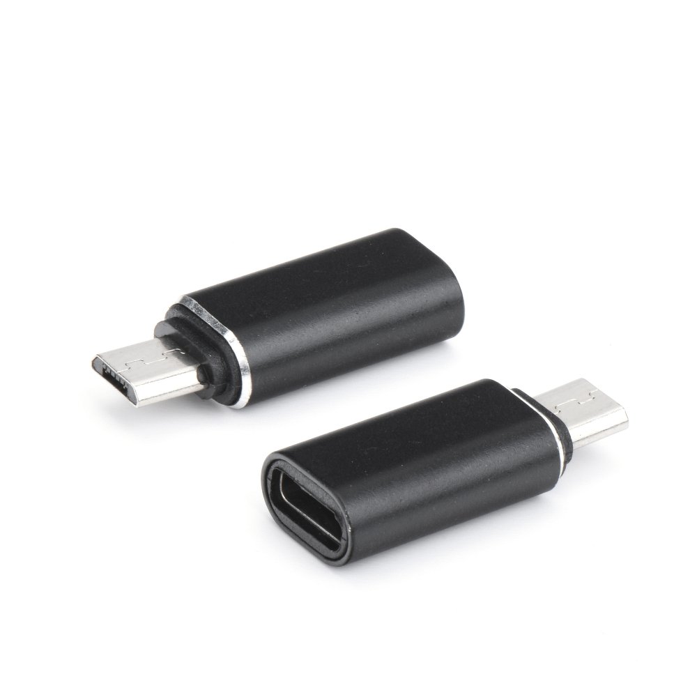Redukce nabíjení USB Type-C Micro USB černá
