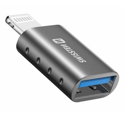 SWISSTEN OTG adaptér lightning (M) / USB-A (F)