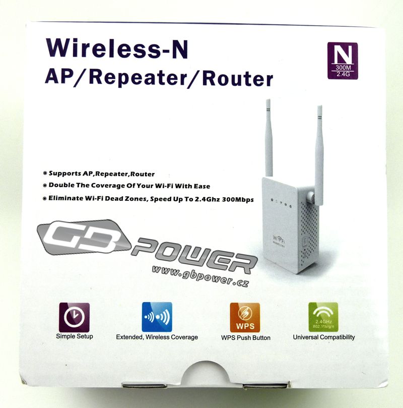 Wireless- N AP / Repeater / Router  2,4Ghz 300Mps