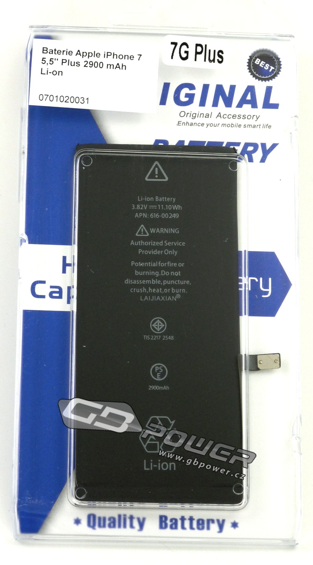 Baterie iPhone 7 5,5 Plus 2900 mAh Li-on