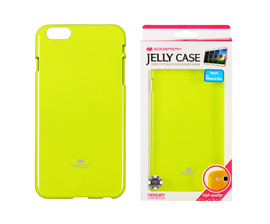 Pouzdro Jelly Mercury Apple iPhone 6 Plus limetkové