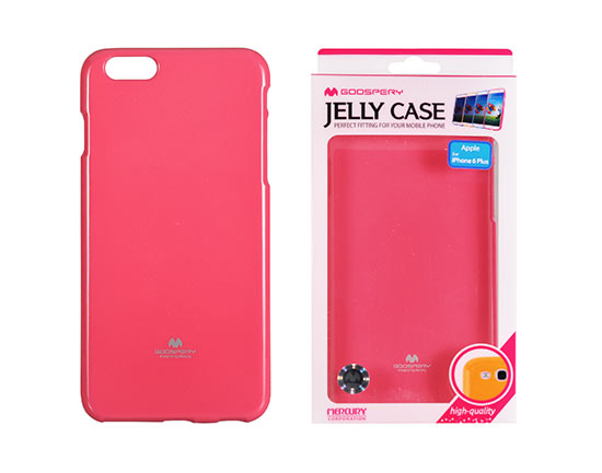 Pouzdro Jelly Mercury Apple iPhone 6 Plus růžové
