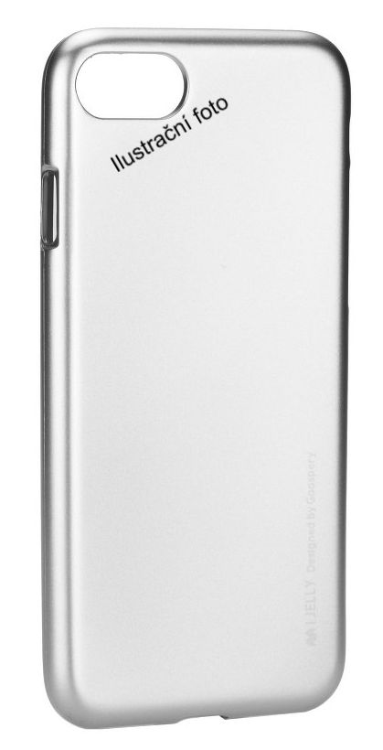 Pouzdro i-Jelly Mercury Samsung A750 Galaxy A7 2018 stříbrné